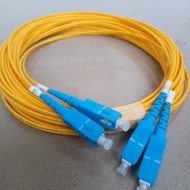 15m Patchcord SC Upc - SC Upc Fiber Optic Patch Cord SC-SC Patch Core Duplex