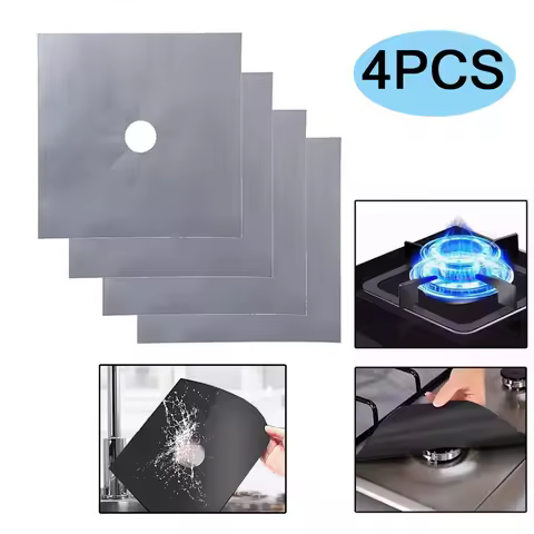1/4PC Kitchen Accessories Mat Cooker Cover Stove Protector Cover Liner Gas Stove Protector Gas Stove