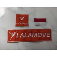 Lalamove Emblem Complete Package Basic Orange Computer Embroidery Lalamove Logo