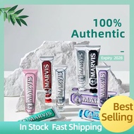 Serum Halal Marvis Toothpaste 85ml Fluoride Brightening Freshens Italian Teeth whitening original