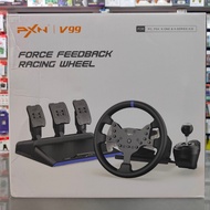 PS4, PC, XBOX ONE, XBOX SERIES X / S PXN V99 FORCE FEEDBACK RACING WHEEL NEW