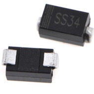 20pcs 20Pcs SS34 1N5822 SS 34 3A 40V Schottky Diode SMD Do-214AC SMA Outboard