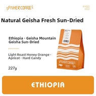 FISHER COFFEE | Ethiopian Geisha Mountain Sun-Dried Coffee Beans 227g