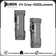 WUBEN X4 EDC Flashlight Max 1500Lumens-Grey