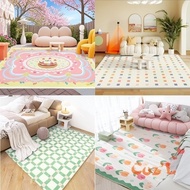 Simple Ins Wind Thickened Imitation Cashmere Carpet Living Room Sofa Tea Table Mat Bedroom Bed Mat H