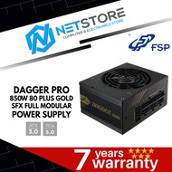 FSP DAGGER PRO 850W 80 PLUS GOLD FULL MODULAR SFX PSU ATX3.0 (PCIe5.0) POWER SUPPLY - SDA2-850-GEN5