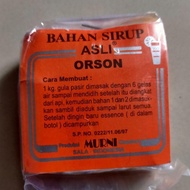 BAHAN SIRUP ASLI/BAHAN SYRUP/MURNI/40GR/KHAS SOLO - Orson