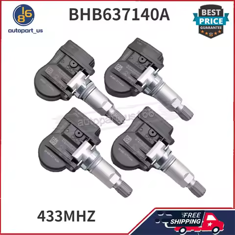 4PCS BHB637140A For Mazda 2 2 (DE) 3 5 (CW) 6 CX-5 (GH) CX-9 (TB1) TPMS Tire Pressure Monitoring Sys