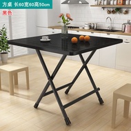 HY-D Folding Table Rental House Dining Home Rental Dining Table Multifunctional Foldable Outdoor Portable Simple Small T