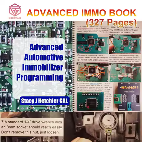 Advanced IMMO BOOK Automotive Immobilizer Programming Ebook 327 Pages PDF Check/Diagnose/Repair Car 