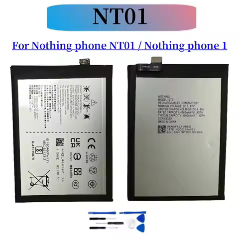New Battery 4500mAh NT01 For Nothing phone NT01 Nothing phone 1 one Batteries Mobile Phone Batteries