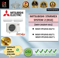 【81 Aircon】Mitsubishi Starmex FP Model Aircon System 2【5 Ticks】【R32】