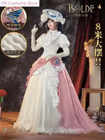 Reverse:1999 Isolde Gown Women Cosplay Costume Cos Game Anime Party Uniform Hallowen Play Role Cloth