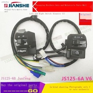 Construction motorcycle accessories JS125-6B/6A/V6 Junfeng Jun will left and right handle switch [co