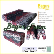 HIJAU Inoac Green Foam 4-Fold Mattress [200x180]