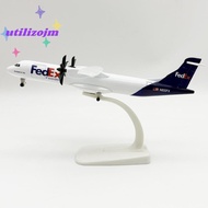 [utilizojmS] 1 Set 20cm Fedex ATR Airplane Model Airplane Toy Diecast Metal Alloy Collection Childre