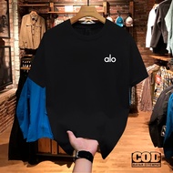 !!! Distro T-shirts Alo Text White Quality Premium Short Sleeve T-shirts T-shirts Cotton Combed 30s 