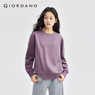 Giordanoผู้หญิง เสือน้อย เย็บปักถักร้อย หลวม คอกลม เสื้อกันหนาว สเวตเตอร์ Free Shipping 05322784