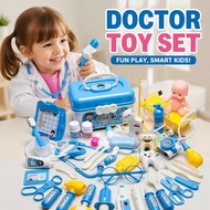Kids Doctor Toy Set Medical Dentist Role Play Mainan Doktor With Stethoscope Costume
