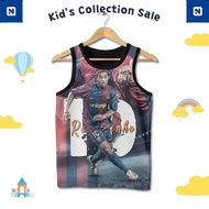 Kids Football Singlet 3D Printed Football PlayerV3 for Ages 1-12 Years - NANJAK