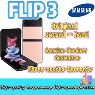 In Stock Used Samsung Z Flip3 128GB Mobile Phone 5G Android Device & 3-Month Warranty