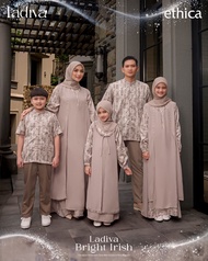 Sarimbit Ethica Ladiva Bright Irish/Sarimbit Ethica Terbaru 2026/ Baju keluarga