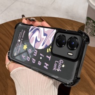 Casing hp for VIVO Y16 Y35 5G Y56 5G Case Planet candy color Kasing Cesing plating Airbag With Lens 