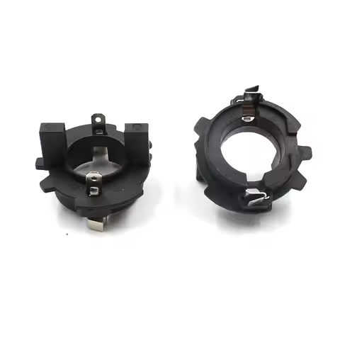 Rockeybright 2pc h7 hid xenon bulb H7 headlight adapter holder retainer base for vw volkswagen jetta