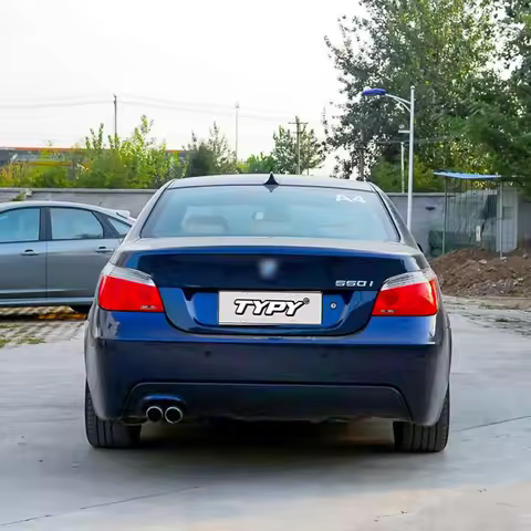 Car Styling For BMW 5 Series E60 Upgrade To M-Tech Body Kit Front Rear Bumper Side Skirt Gril Fog Li