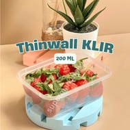 Thinwall 200 ml / Food Container 200 ml / Lunch Box 200 ml KLIR