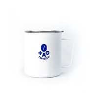 TAG Espresso Double Layer Stainless Steel Thermal Mug with handle & cover (400ml)