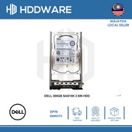 DELL 300GB 15K 6G SFF 2.5" SAS HDD // 0NWH7V // NWH7V // MK3001GRRB // HDEAA00DAA51