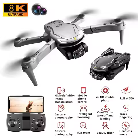2025 New V88 Drone Professional 8K HD ESC Camera Optical Flow OA Aerial Drones Wifi RC UAV Upgraded 