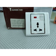 JUNON 13A UNIVERSAL SWITCH SOCKET MULTI WALL SWITCH SOCKET