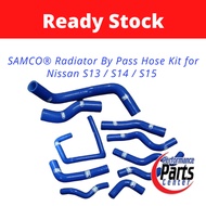 SAMCO Radiator Bypass Hose Kit for Nissan S13 / S14 / S15 { Colour : Blue } { 10 pieces }
