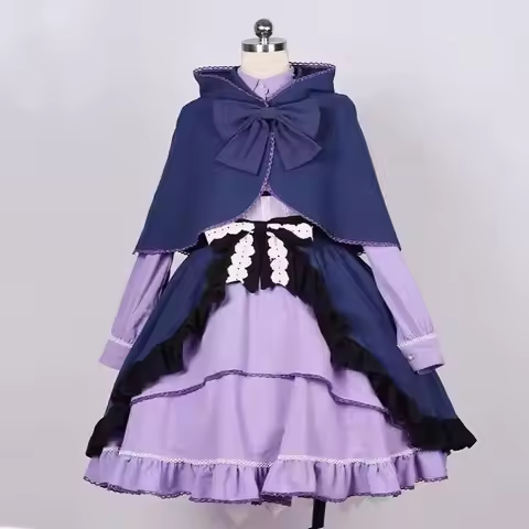 Gothic Lolita 3 Piece Dress Sets Women Casual Y2k Clothing Japanese Cosplays Outfits Holidays Even P