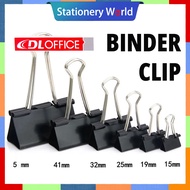 DL Binder Clip / Double Clip | 1BX 12pcs (15mm,19mm,25mm,32mm,41mm,51mm)