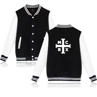 MCR Emo Punk Band Baseball Jackets Bomber Jacket Men Women S