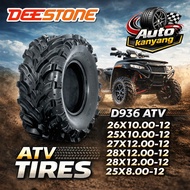 Atv Tires DEESTONE Brand Model D936 Size 26x10.0-12 25x10.0-12 27x12.0-12 28x12.0-12 28x10.0-12 25X8