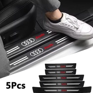 Audi Car Door Sill Protector Stickers For Audi A1 A2 A3 A4 A5 A6 A7 A8 Q1 Q2 Q3 Q4 Q5 Q6 Q7 Q8 TT RS
