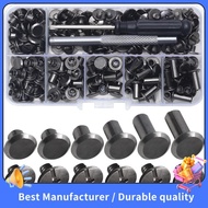【NEW】Chicago Screw Leather Rivets Assorted Screw Rivets M5 Chicago Binding Screws for Decorating PU 