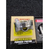 TOBAKI SUPERHEAD FORGED DOME RACING PISTON KIT SET Y15ZR/LC135 57mm/62mm/63mm/65mm