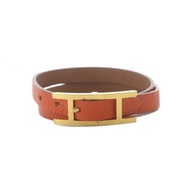 HERMES Bracelet 二 Orange gold Direct from Japan Secondhand