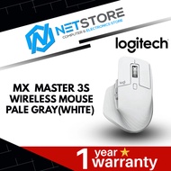 LOGITECH MX MASTER 3S WIRELESS MOUSE - PALE GRAY(WHITE) - 2.4GHZ/BT - 910-006562