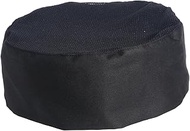 Black Chefs Hat with Breathable Mesh Top, Adjustable Chefs Cap for Women Men Kithchen Caps Sushi Che