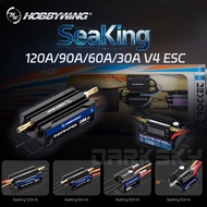 HOBBYWING Seaking V4 ESC RC Model Boat Ship Toys Accessories 30A 60A 90A 120A Brushless ESC