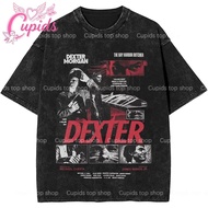Cupids New Dexter Morgan Edition Middle Finger Fashion Distressed Men's and Women's T-shirt
