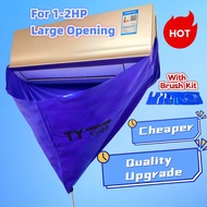 1-2HP Aircond Cleaning Cover kit Aircond Cleaning Bag Aircond Cleaner Canvas Aircond Cleaning Tool S