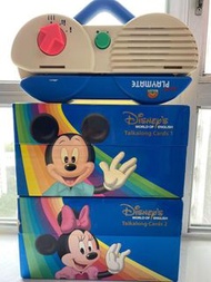 2018年版 迪士尼美語世界 讀卡機 playmate 連 talk along card Disney world family English DWE