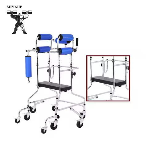 MIYAUP Handbrake Rehabilitation Training Equipment Adult Walker Elderly Stroke Hemiplegia Walking Ai